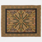 Wilde wilde bloemen 18 fleece deken (Voorkant (Horizontaal))