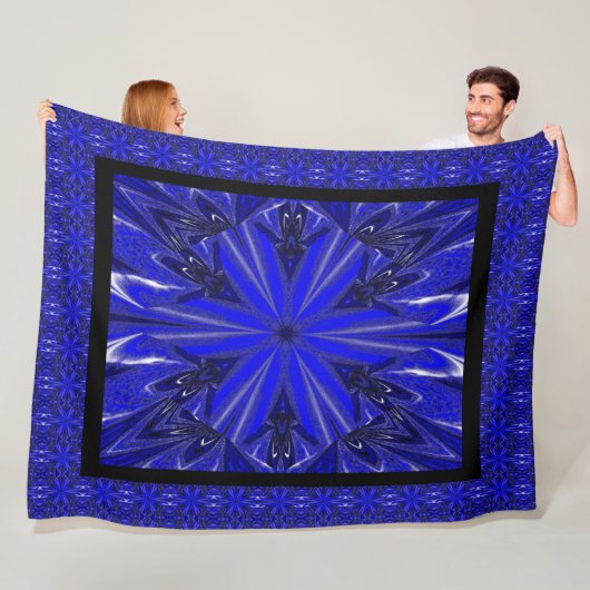 Wilde wilde bloemen 20 fleece deken (In situ)