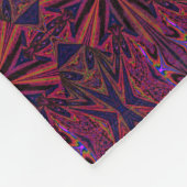 Wilde wilde bloemen 21 fleece deken (Hoek)