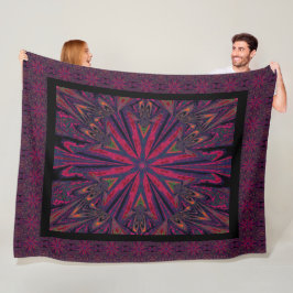 Wilde wilde bloemen 23 fleece deken