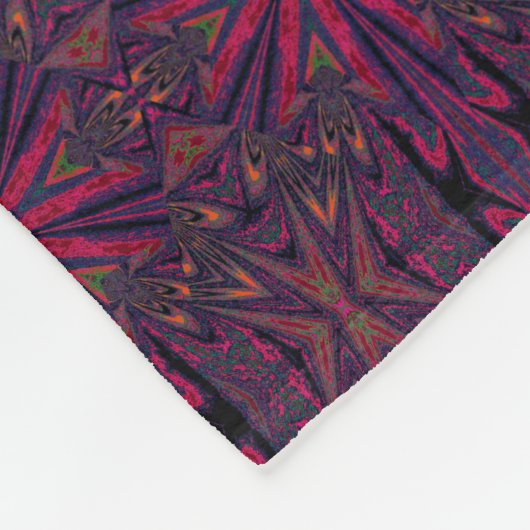 Wilde wilde bloemen 23 fleece deken (Hoek)