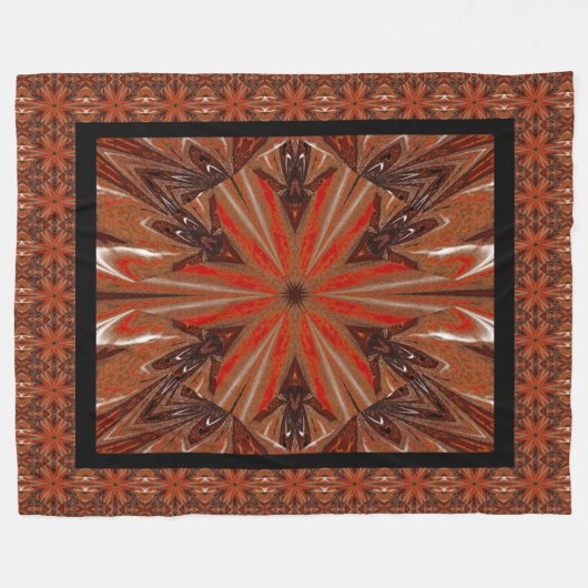 Wilde wilde bloemen 25 fleece deken (Voorkant (Horizontaal))