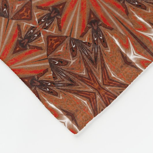 Wilde wilde bloemen 25 fleece deken (Hoek)