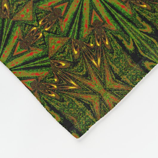 Wilde wilde bloemen 26 fleece deken (Hoek)