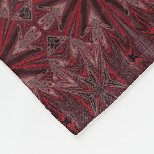 Wilde wilde bloemen 28 fleece deken (Hoek)