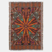 Wilde wilde bloemen 2 deken (Voorkant Verticaal)