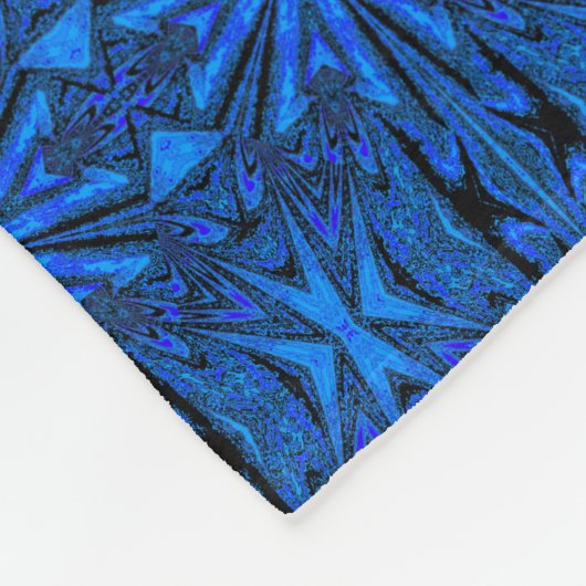 Wilde wilde bloemen 30 fleece deken (Hoek)