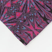 Wilde wilde bloemen 32 fleece deken (Hoek)