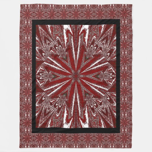 Wilde wilde bloemen 33 fleece deken (Voorkant)