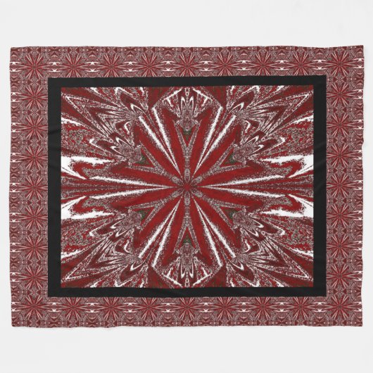 Wilde wilde bloemen 33 fleece deken (Voorkant (Horizontaal))