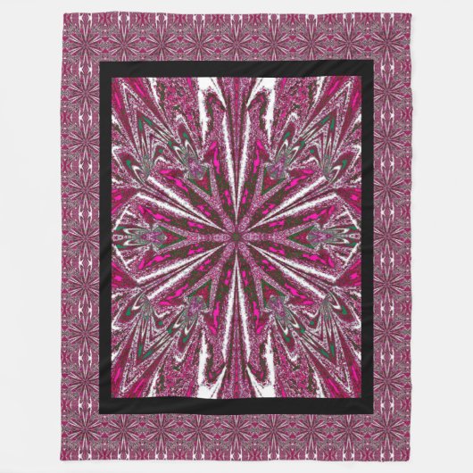 Wilde wilde bloemen 34 fleece deken (Voorkant)