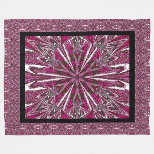 Wilde wilde bloemen 34 fleece deken (Voorkant (Horizontaal))