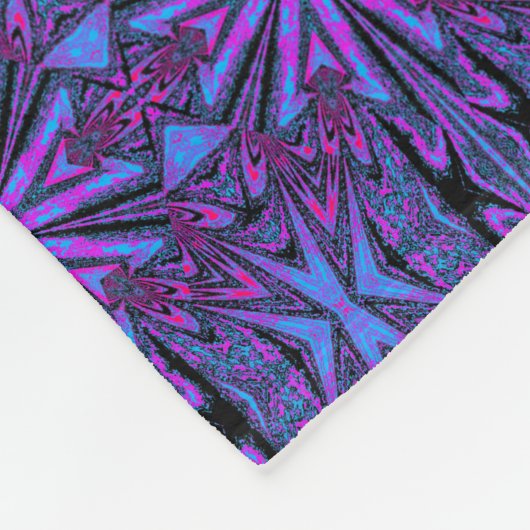 Wilde wilde bloemen 35 fleece deken (Hoek)