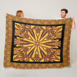 Wilde wilde bloemen 6 fleece deken