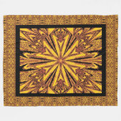 Wilde wilde bloemen 6 fleece deken (Voorkant (Horizontaal))