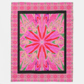 Wilde wilde bloemen 8 fleece deken (Voorkant)