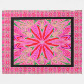 Wilde wilde bloemen 8 fleece deken (Voorkant (Horizontaal))