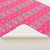 Wilde wilde bloemen 8 sherpa deken (3/4)