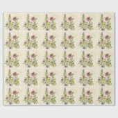 Wilde wilde bloemen: verpakkingspapier cadeaupapier (Vlak)