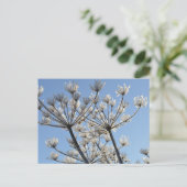 Wilde winterbloemen briefkaart (Staand voorkant)