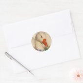 Wilde Witte Gans Vogel Wildlife Sticker (Envelop)