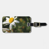 Wilde witte melkbloemen bagagelabel (Voorkant horizontaal)