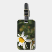 Wilde witte melkbloemen bagagelabel (Voorkant verticaal)