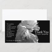 Wilde Witte Rozen 2 Condoleance Bedankt (Voorkant / Achterkant)