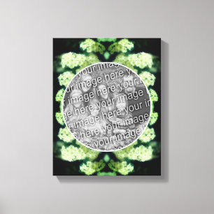 Wilde Witte Rozen Maken Jouw Eigen Foto Canvas Afdruk
