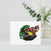 Wilde Wolf herfst  Briefkaart (Staand voorkant)