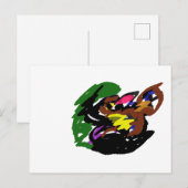 Wilde Wolf herfst  Briefkaart (Voorkant / Achterkant)
