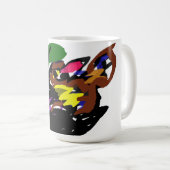 Wilde Wolf herfst Koffiemok (Voorkant rechts)