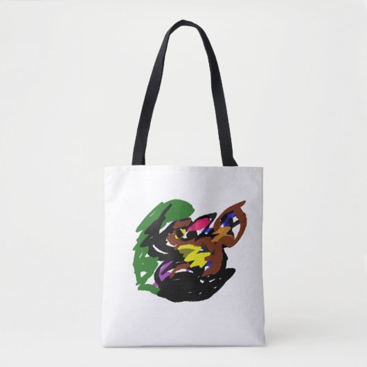 Wilde Wolf herfst Tote Bag (Voorkant)