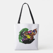 Wilde Wolf herfst Tote Bag (Achterkant)