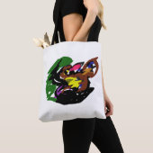 Wilde Wolf herfst Tote Bag (Dichtbij)