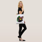 Wilde Wolf herfst Tote Bag (Op model)