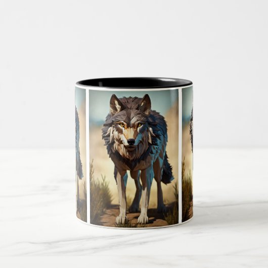 wilde wolf Koffie Mok (Center)