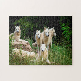 wilde wolf legpuzzel