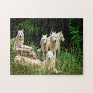 wilde wolf legpuzzel