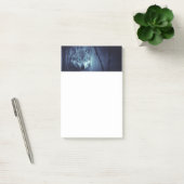 Wilde Wolf met mooie blauwe ogen Post-it® Notes (Kantoor)
