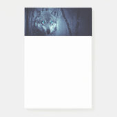 Wilde Wolf met mooie blauwe ogen Post-it® Notes (Voorkant)