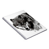 Wilde Wolf Notitieboek (Rechterzijde)