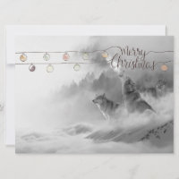 Wilde wolven in sneeuw Kerstmis natuurfoto