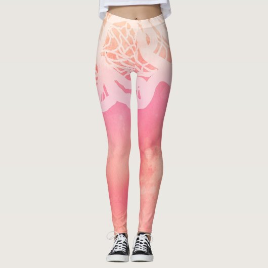 *~* Wilde Woman Waterverf Lace Leggings (Voorkant)