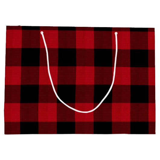 Wilde Wonderful Kerstrode Buffalo Pset ID604 Groot Cadeauzakje (Achterkant)