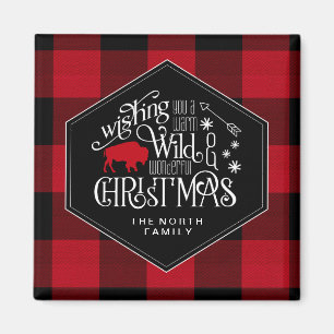 Wilde Wonderful Kerstrode Buffalo Pset ID604 Magneet