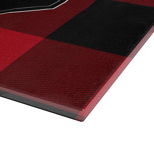 Wilde Wonderful Kerstrode Buffalo Pset ID604 Snijplank (Hoek)