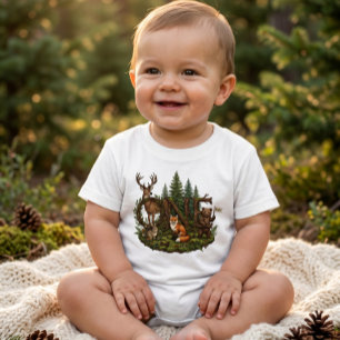 Wilde Woodland Baby Verjaardag