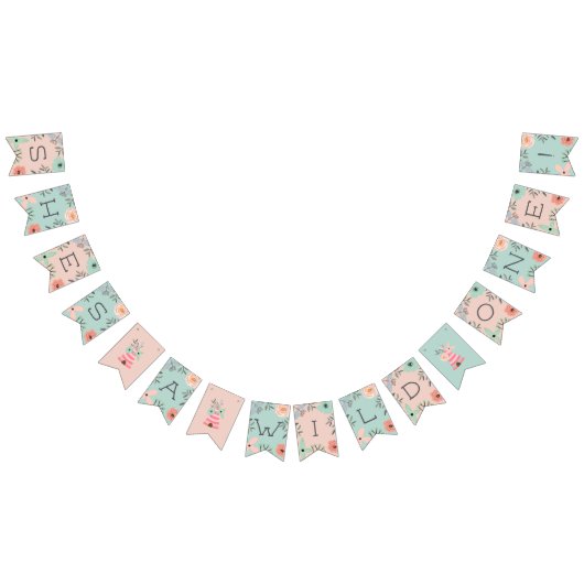 Wilde | Woodland Boho thema eerste verjaardag Vlaggetjes (Alle)