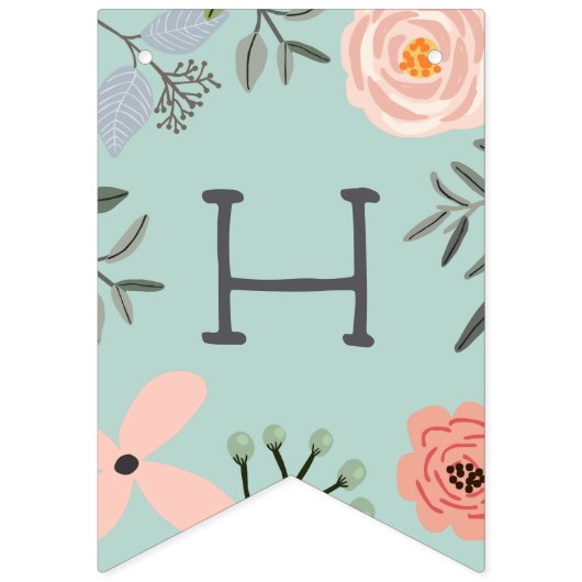 Wilde | Woodland Boho thema eerste verjaardag Vlaggetjes (Tweede vlag)